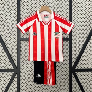 Maglia Athletic Bilbao Prima Bambino Retro 1995 1997