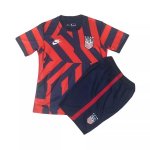 Maglia Stati Uniti Seconda Bambino 2021 Rosso Maglia Stati Uniti Seconda Bambino 2021 Rosso