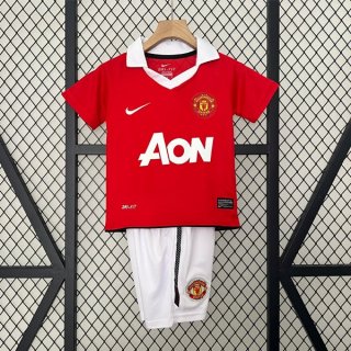 Maglia Manchester United Prima Bambino Retro 2010 2011