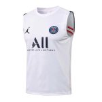 Maglia Paris Saint Germain Senza Maniche 2022 Bianco Maglia Paris Saint Germain Senza Maniche 2022 Bianco