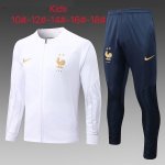 Bambino Giacca Francia 2023 Bianco Blu Bambino Giacca Francia 2023 Bianco Blu