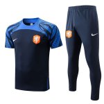 Maglia Paesi Bassi Set Completo 2022-2023 Blu Maglia Paesi Bassi Set Completo 2022-2023 Blu
