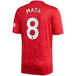 Maglia Manchester United NO.8 Mata Prima 2020/2021 Rosso Maglia Manchester United NO.8 Mata Prima 2020/2021 Rosso