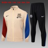 Bambino Giacca Barcellona 2024/2025 Giallo Blu 3