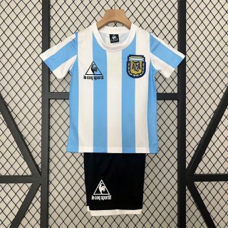 Maglia Argentina Prima Retro Bambino 1986