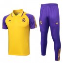 Polo Real Madrid Set Completo 2024/2025 Giallo Porpora