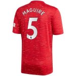 Maglia Manchester United NO.5 Maguire Prima 2020/2021 Rosso Maglia Manchester United NO.5 Maguire Prima 2020/2021 Rosso