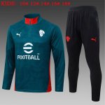Bambino Felpa Allenamento AC Milan 2026/2027 Verde Bambino Felpa Allenamento AC Milan 2026/2027 Verde