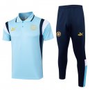 Polo Manchester City Set Completo 2024/2025 Blu