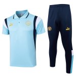 Polo Manchester City Set Completo 2024/2025 Blu Polo Manchester City Set Completo 2024/2025 Blu
