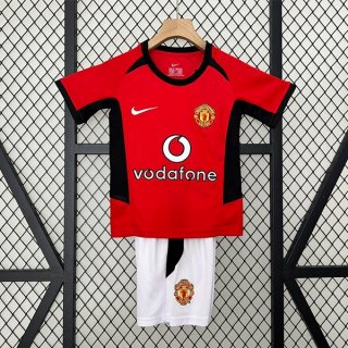 Maglia Manchester United Prima Bambino Retro 2002 2004