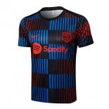 Maglia Formazione Barcellona 2024/2025 Blu Rosso