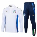 Felpa Allenamento Italia 2024/2025 Bianco 3