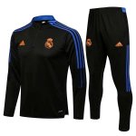 Giacca Real Madrid 2022 Nero Blu Giacca Real Madrid 2022 Nero Blu