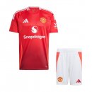 Maglia Manchester United Prima Bambino 2024/2025