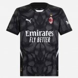 Thailandia Maglia AC Milan Portiere 2024/2025 Nero Grigio